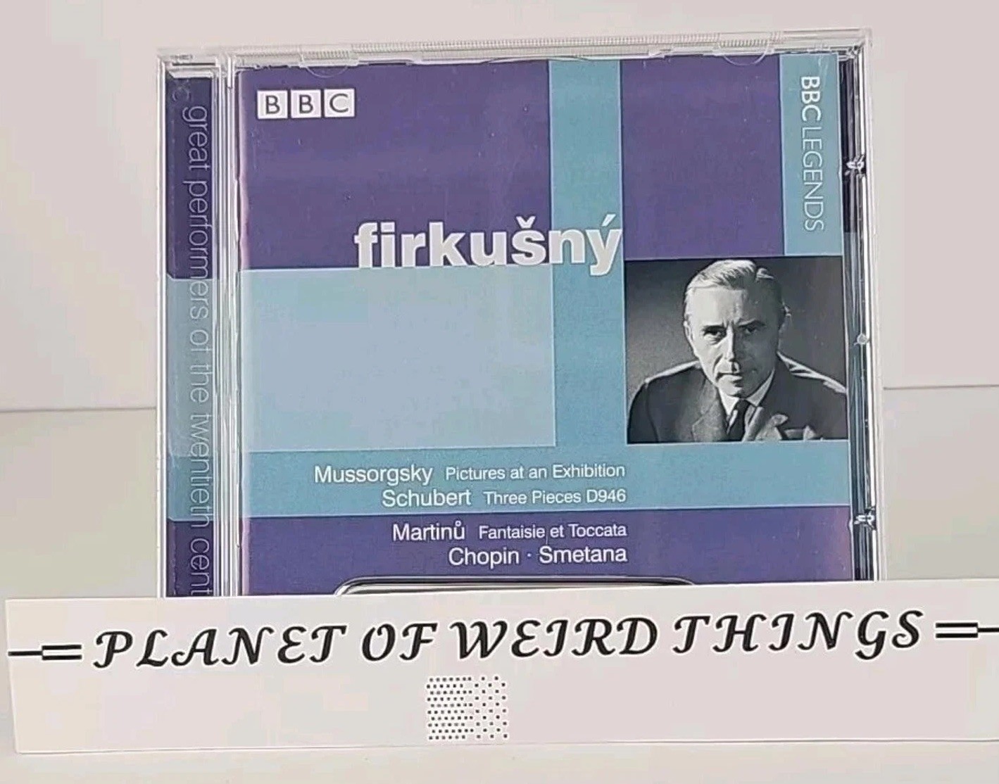 Firkuṣ̌ný CD, Mussorgsky Schubert Martinů Chopin Smetana, BBC Legends, 2008 GC Firkuṣ̌ný CD, Mussorgsky Schubert Martinů Chopin Smetana, BBC Legends, 2008 GC