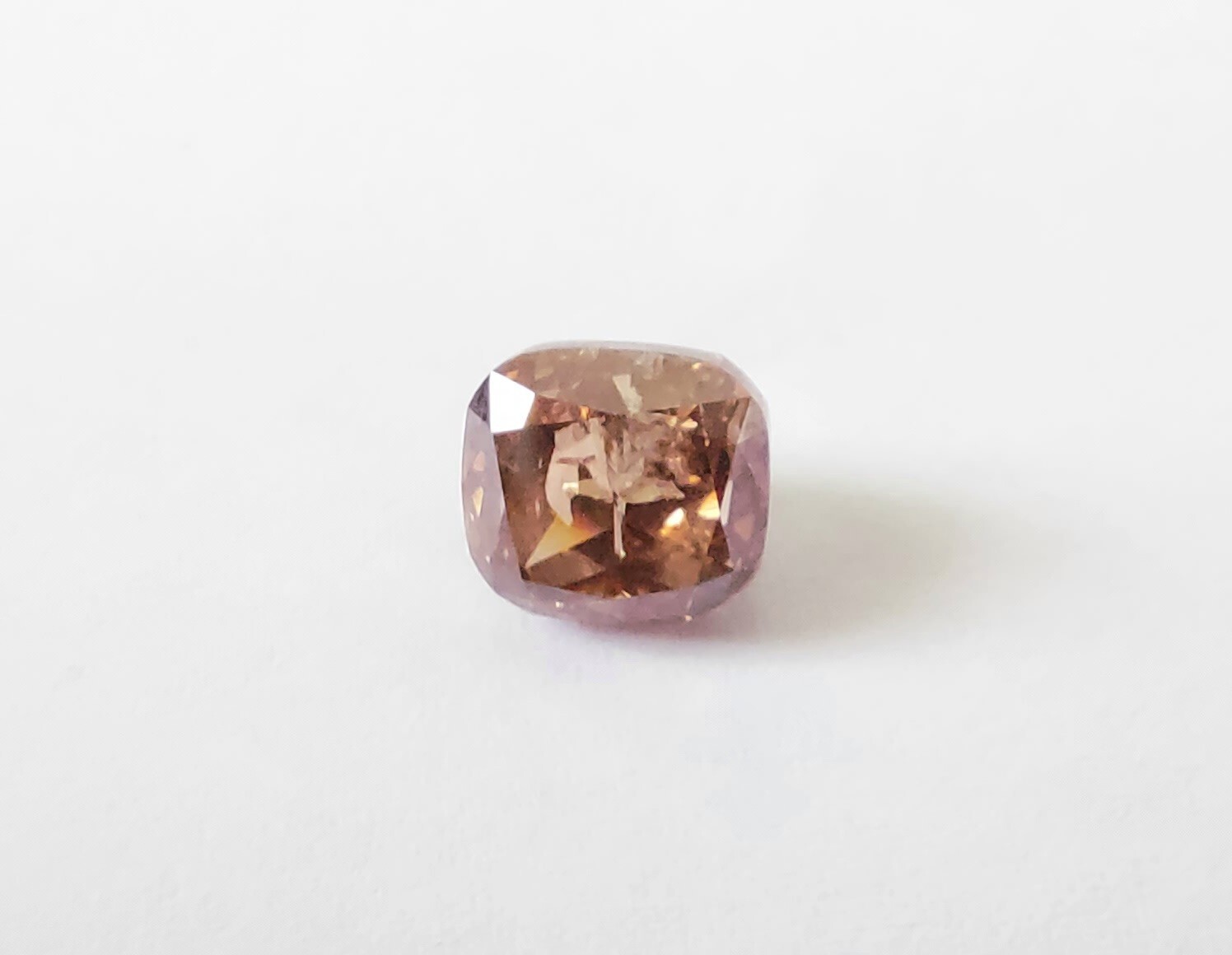 Famous Divine Cross 4.01ct Huge Australian FANCY Intense PINKISH BROWN DIAMOND