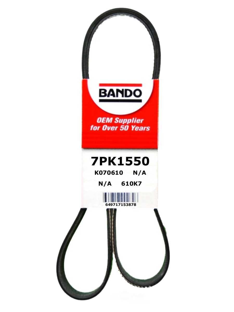 Bando 7PK1550 Accessory Drive Belt Bando 7PK1550 Accessory Drive Belt