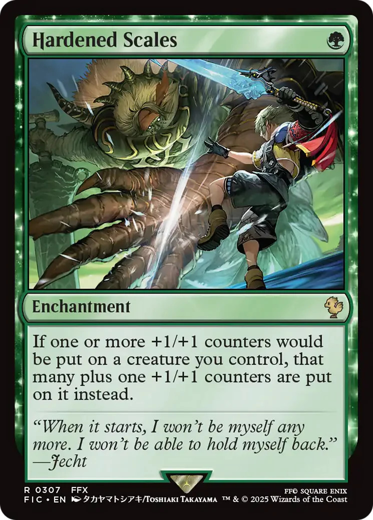 MTG Hardened Scales [FINAL FANTASY Commander] Near Mint Magic