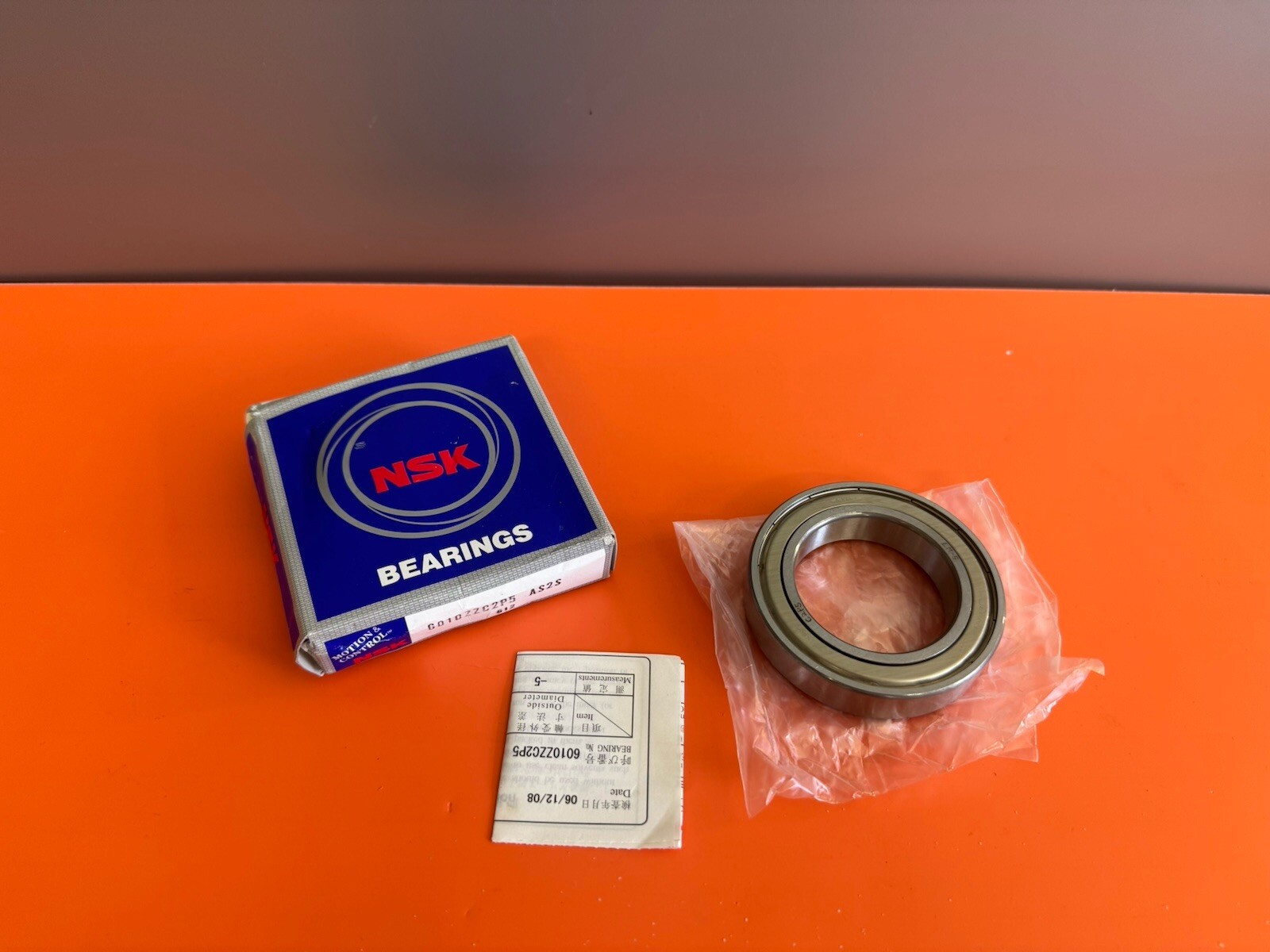 NSK Deep Groove Ball Bearing 6010Z NSK Deep Groove Ball Bearing 6010Z