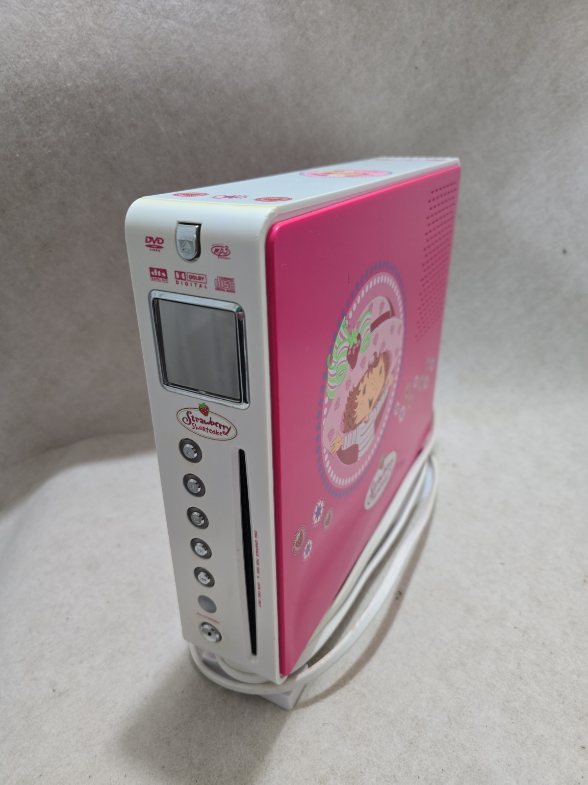 Parts or Repair Strawberry Shortcake 2004 DVD Player With Stand No Remote Parts or Repair Strawberry Shortcake 2004 DVD Player With Stand No Remote