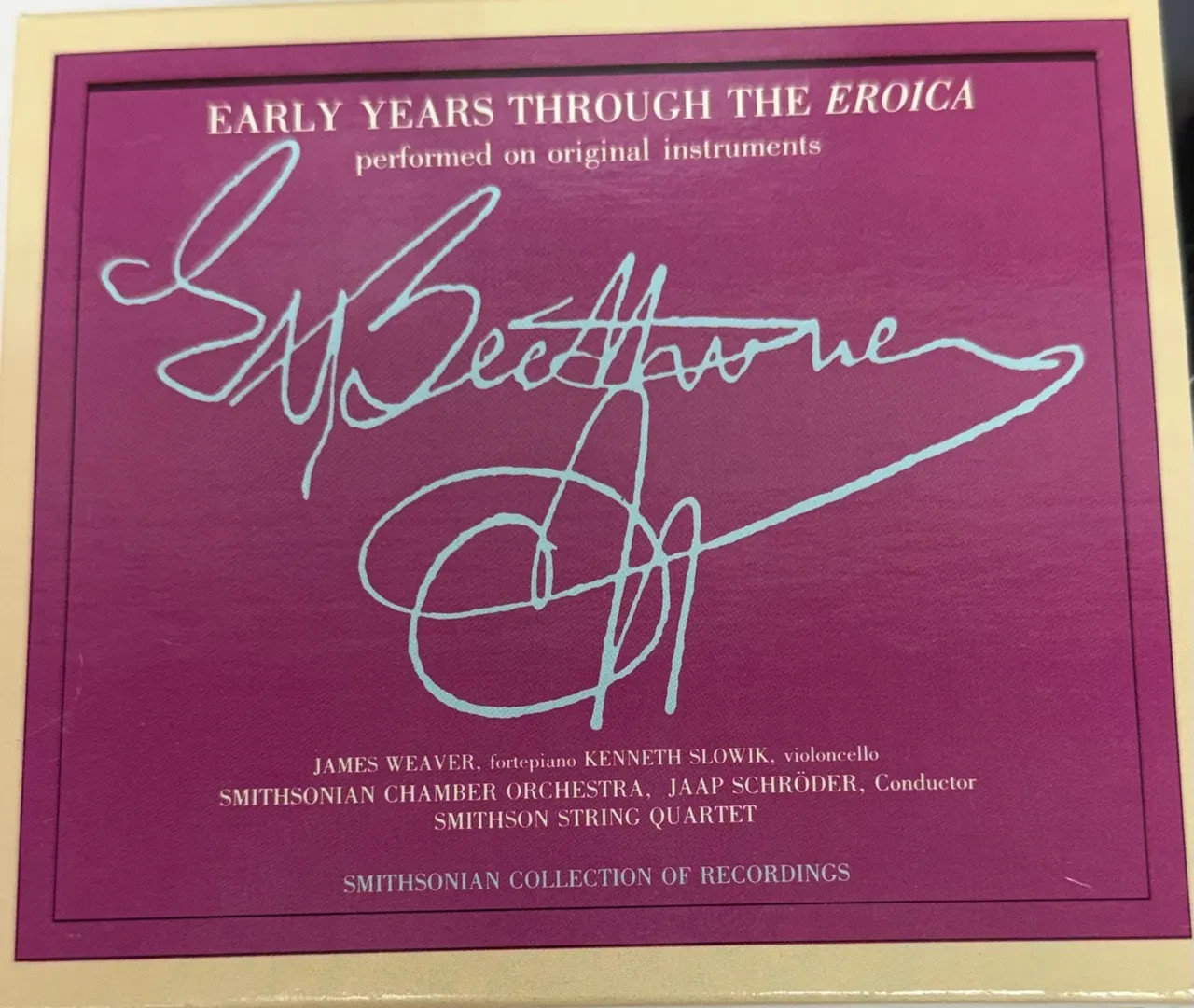 Beethoven: Early Years Through The Eroica (1988, Smithsonian ND 0320) 6CDs MINT