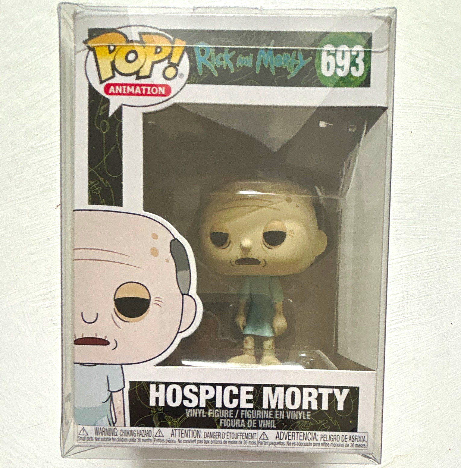 Funko Pop Vinyl: Rick and Morty Hospice Morty #693 With Protector