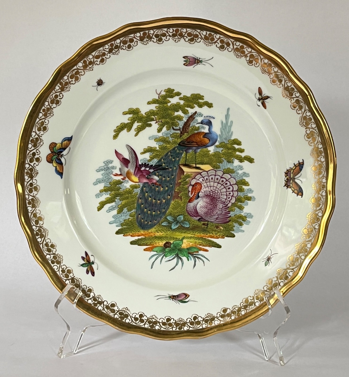 Antique 1891-1914 Richard Klemm Dresden Studio Handpainted 9.75\