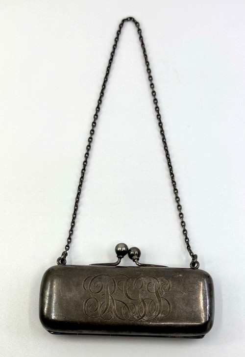 Antique F&B Sterling Silver Coin Purse/Change Holder - No. 4075