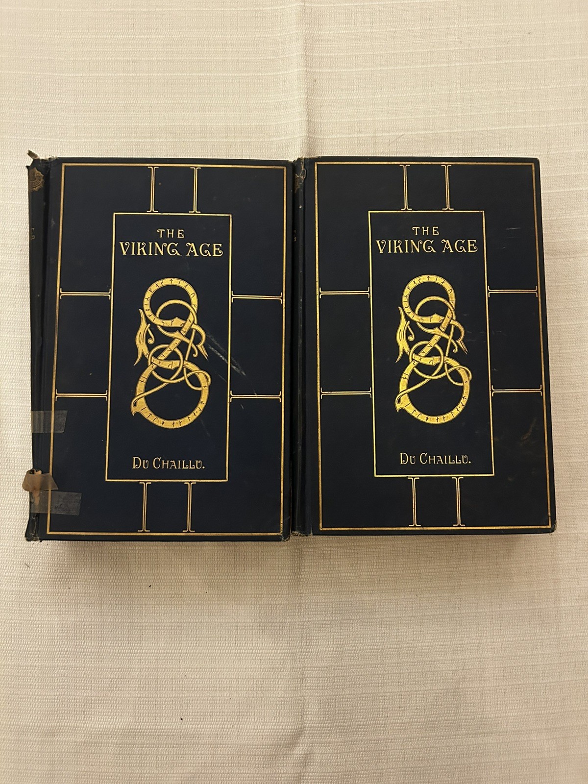 The Viking Age (2 Volume Set) by Du Chaillu 1889, 1366 Illustrations Hardcover The Viking Age (2 Volume Set) by Du Chaillu 1889, 1366 Illustrations Hardcover