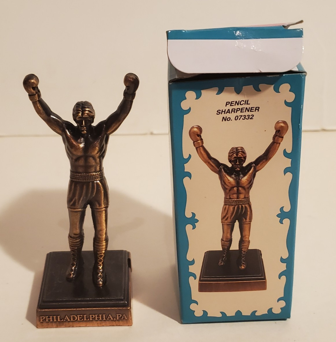 PHILADELPHIA ICON ROCKY BALBOA SYLVESTER STALLONE FIGURAL MOVIE PENCIL SHARPENER PHILADELPHIA ICON ROCKY BALBOA SYLVESTER STALLONE FIGURAL MOVIE PENCIL SHARPENER