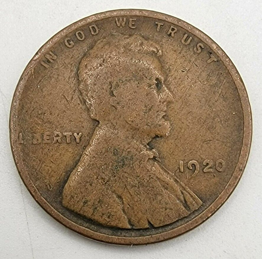 1920 P Lincoln Wheat Cent VG/F As Shown You Grade It Penny Type Coin 