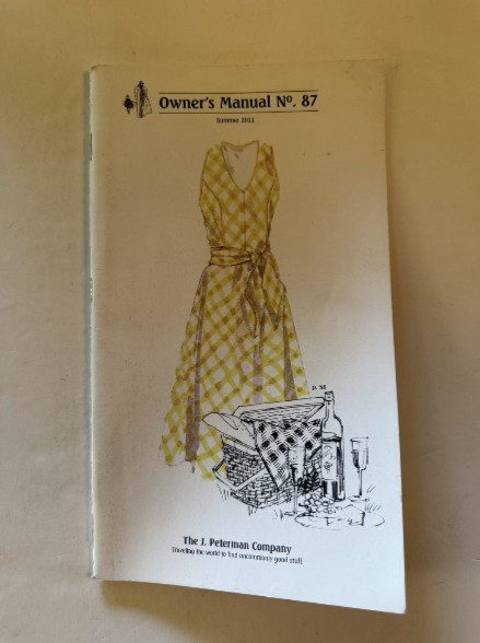 J Peterman Company Catalog Magazine Booklet No 87 Summer 2011 Fashion Clothing