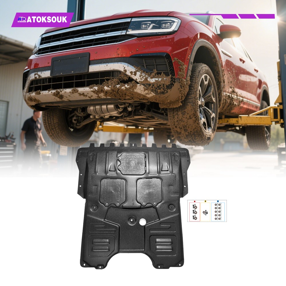 Front Skid Plate For Atlas Cross Sport 2020-2023 Underbody Engine Splash Shield
