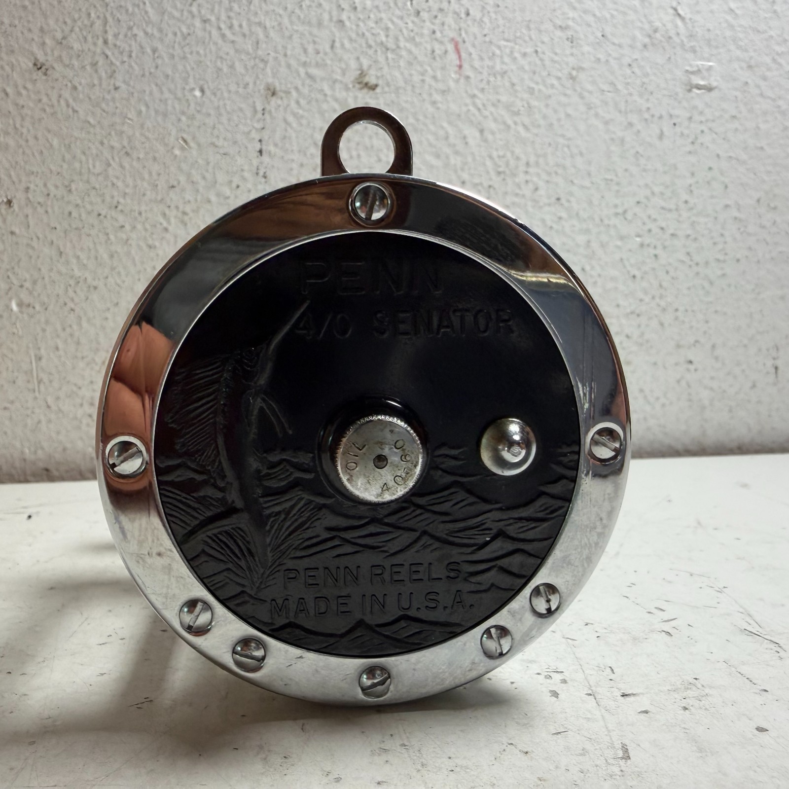 Vintage Penn Senator 4/0 113 Silver Black Conventional Saltwater Fishing Reel Vintage Penn Senator 4/0 113 Silver Black Conventional Saltwater Fishing Reel