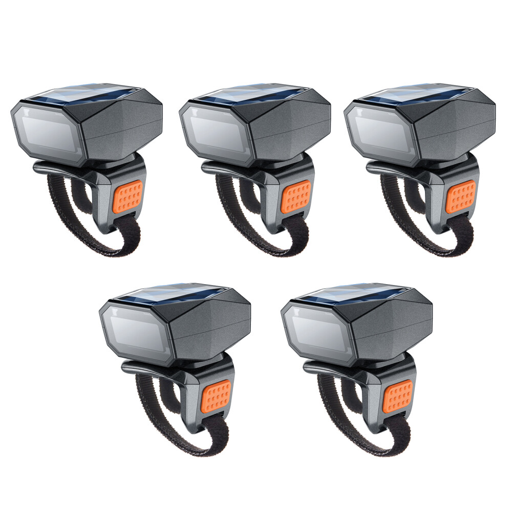 Eyoyo 5PCS 2D QR Code Barcode Scanner Wireless Wearable Ring Reader for PC Phone