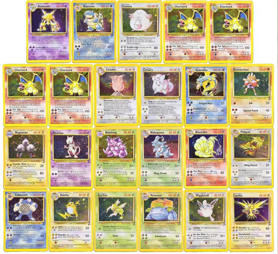 🥇 BASE SET 2 HOLO RARE POKEMON CARD 🥇 Authentic 1999 WOTC Pokémon Card.