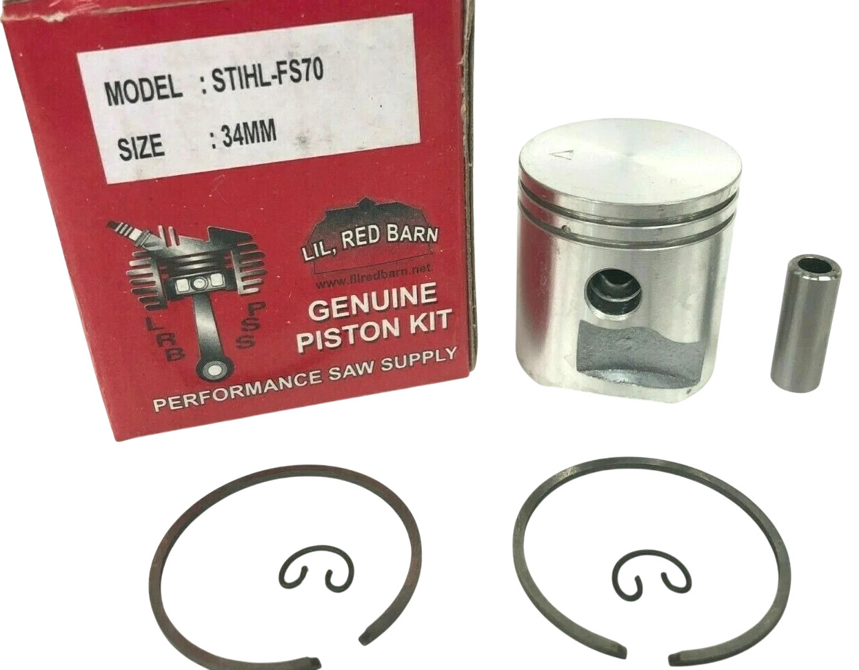 PISTON KIT FITS STIHL FS70 TRIMMERS, EARLIER PISTON VERSION