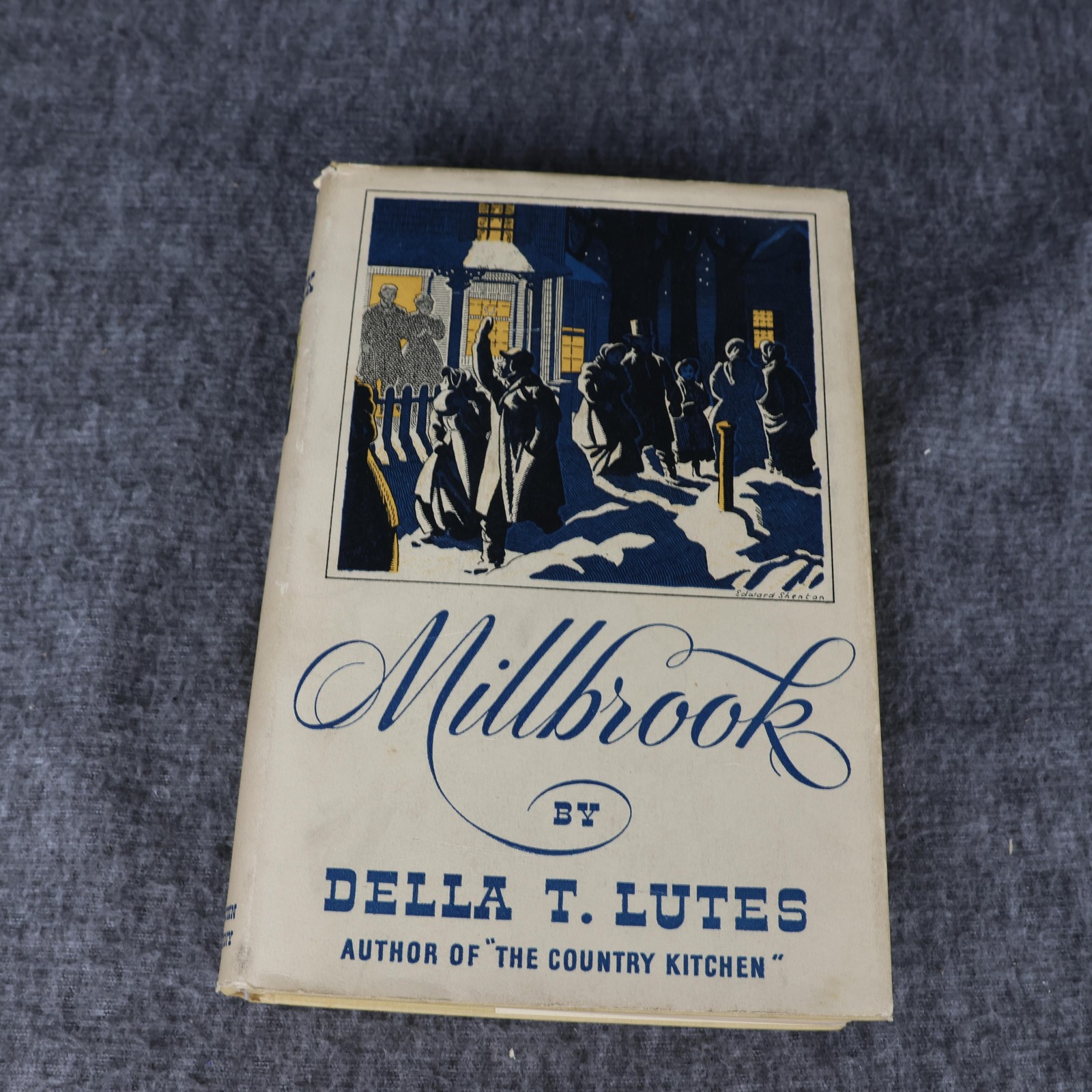 Vintage 1938 Millbrook Della T Lutes Blue HC DJ Little Brown USA Illustrated
