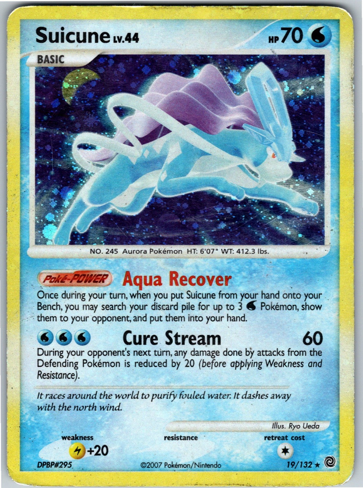 Suicune Holofoil [SW - 19/132] Pokemon HP