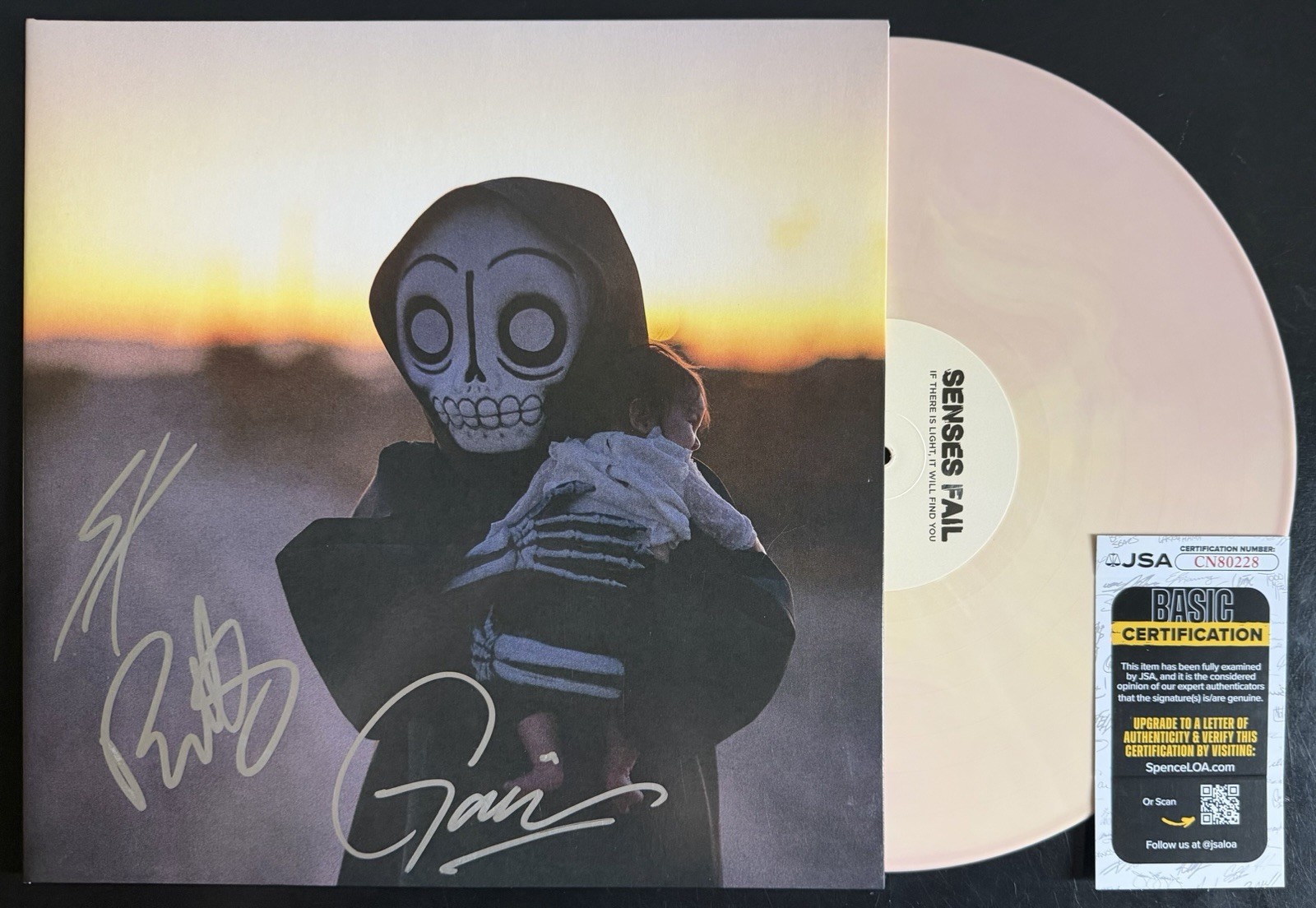 BUDDY NIELSEN +2 SIGNED SENSES FAIL ‘IF THERE IS LIGHT’ VINYL RECORD LP JSA COA BUDDY NIELSEN +2 SIGNED SENSES FAIL ‘IF THERE IS LIGHT’ VINYL RECORD LP JSA COA