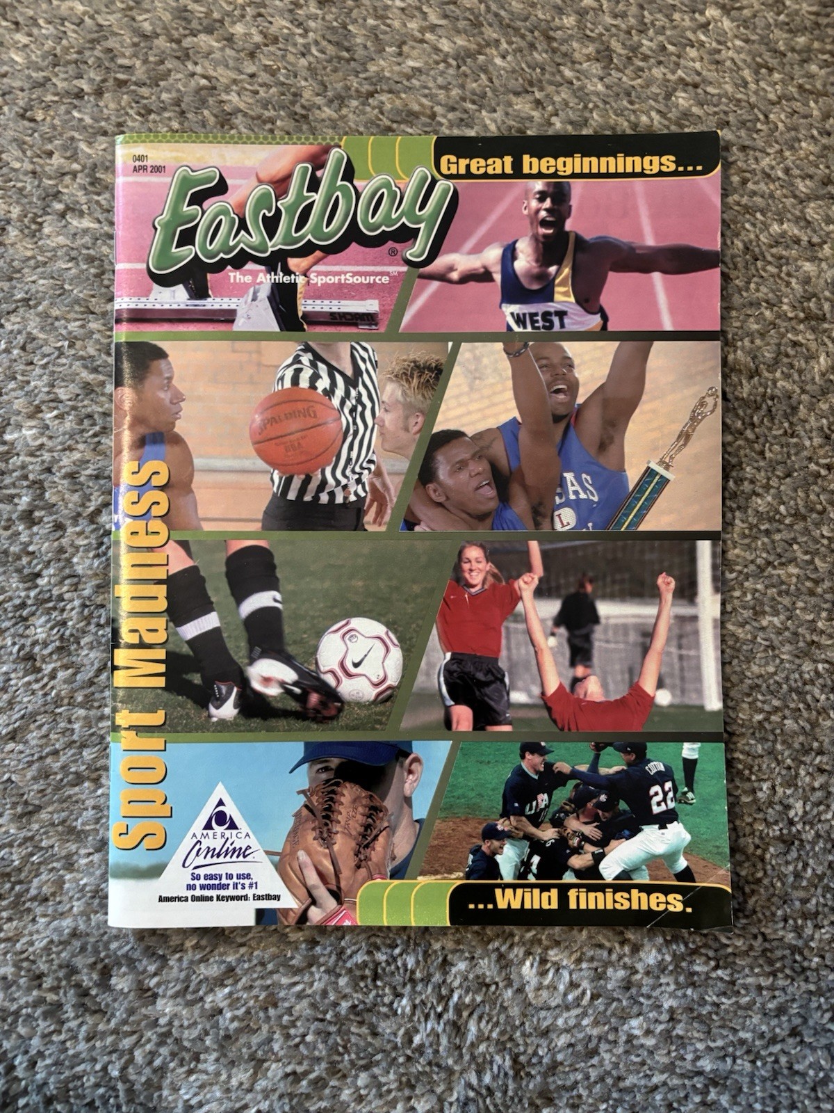 Vintage 2001 Eastbay Sports Madness Catalog Featuring Air Jordan XI & XV Vintage 2001 Eastbay Sports Madness Catalog Featuring Air Jordan XI & XV