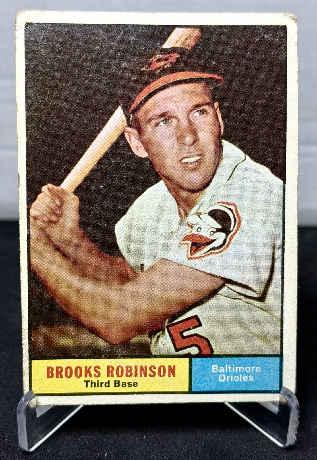 1961 Topps Brooks Robinson #10 Baltimore Orioles 💎HOF💎II 1961 Topps Brooks Robinson #10 Baltimore Orioles 💎HOF💎II
