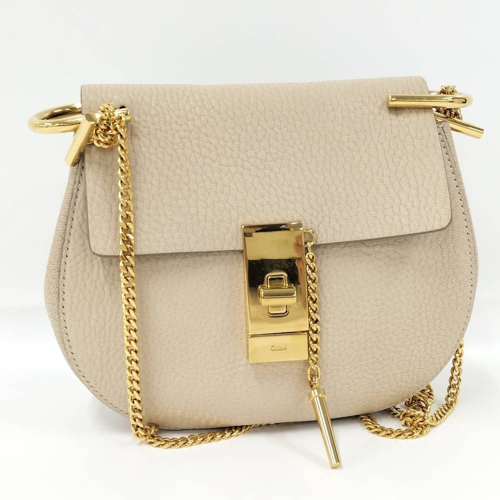 CHLOE Pre-Owned Drew Chain Shoulder Bag Gold-Tone Hardware  Pre-Owned