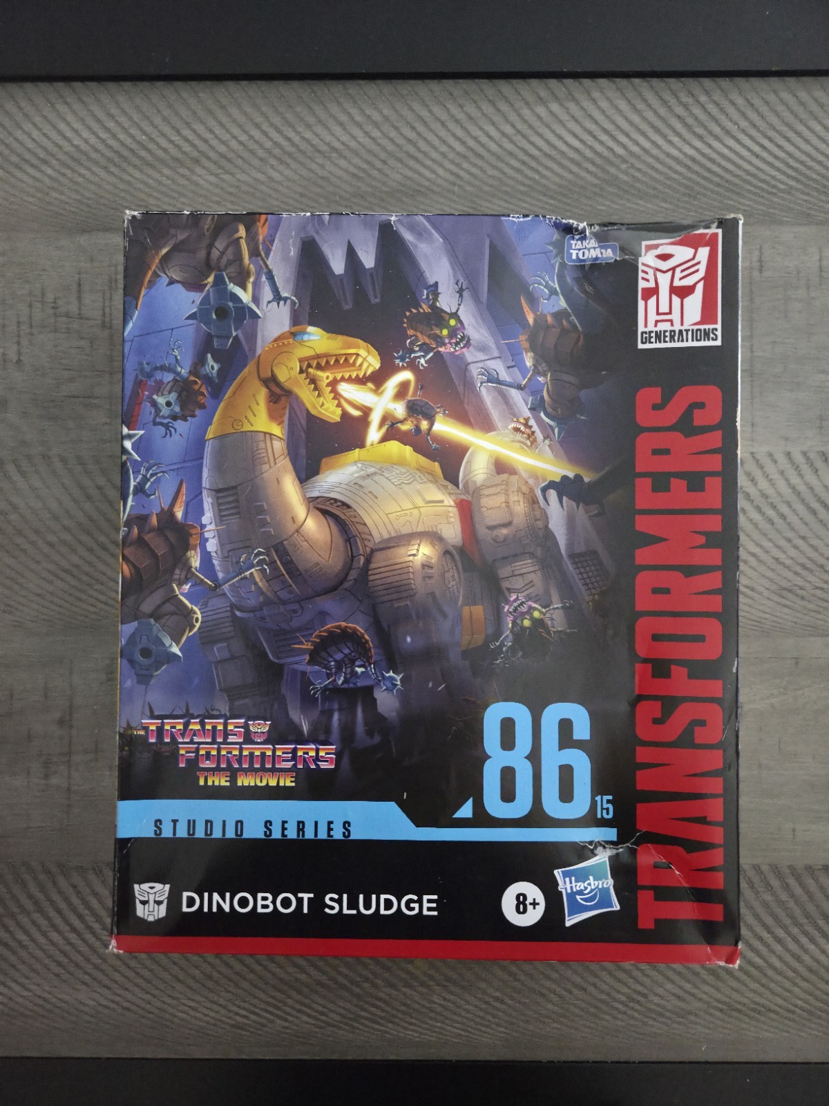 Transformers The Movie Studio Series 86 Dinobot Sludge 86-15 New Damaged Box Transformers The Movie Studio Series 86 Dinobot Sludge 86-15 New Damaged Box