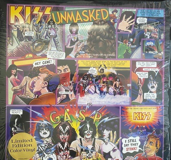 KISS - Unmasked Splatter Vinyl 2020 LP, With Poster - Universal, Mercury - New KISS - Unmasked Splatter Vinyl 2020 LP, With Poster - Universal, Mercury - New