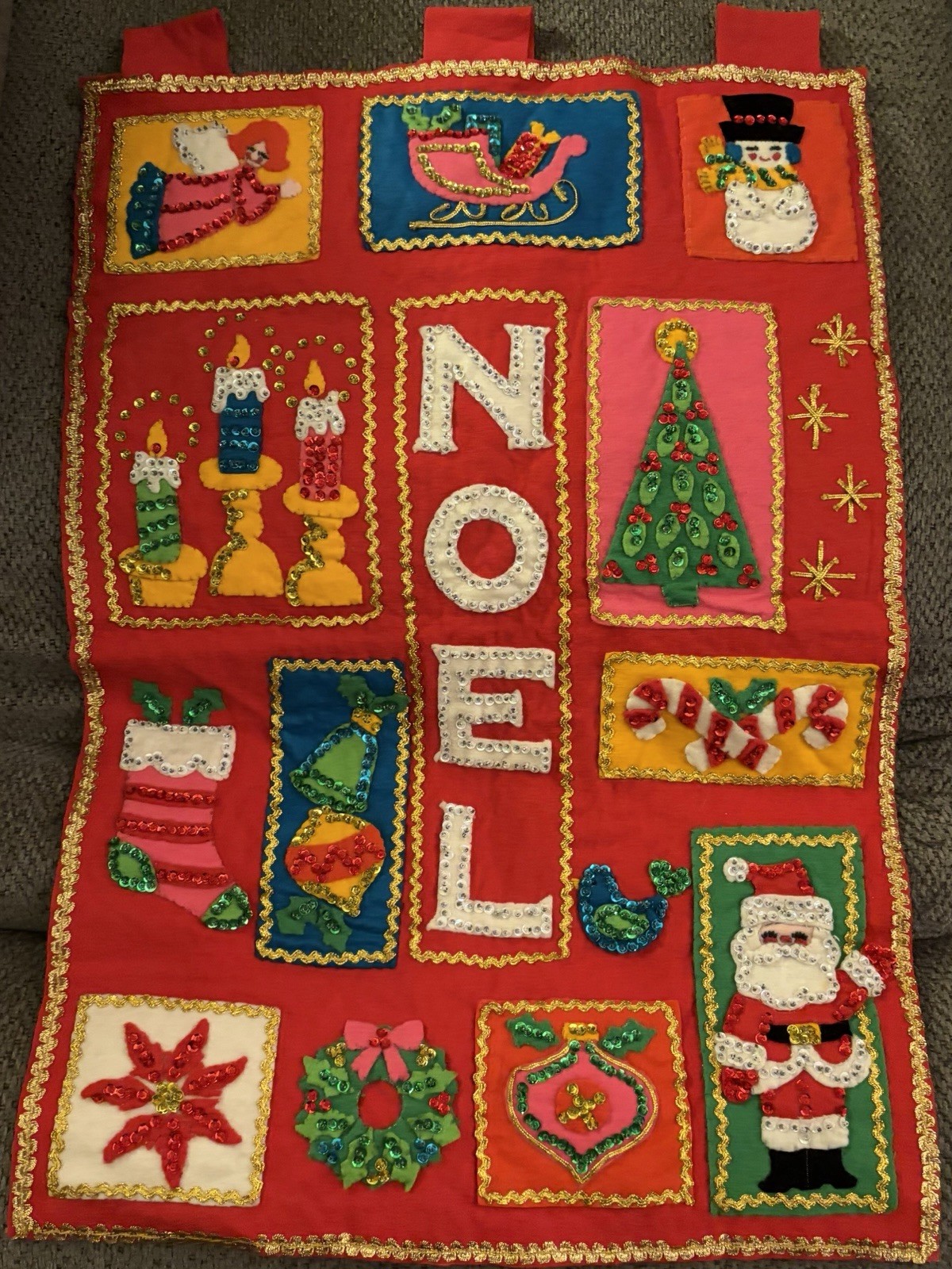 Bucilla Vintage Felt Christmas Wall Hanging Panel Bucilla Vintage Felt Christmas Wall Hanging Panel