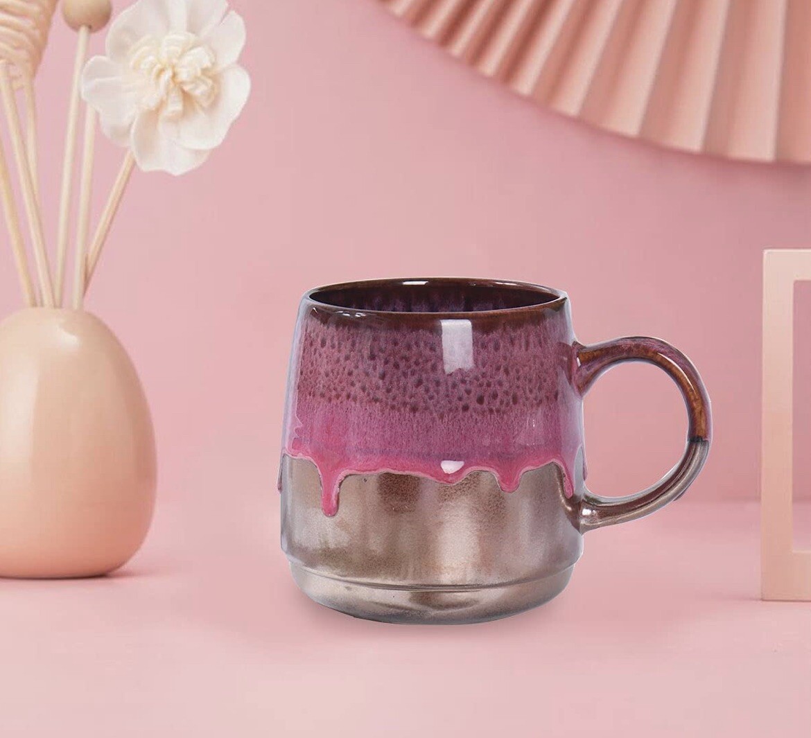 Large Ceramic Coffee Mug, Big Tea Cup for Office and Home, 21 Oz 1 PCS-pink Large Ceramic Coffee Mug, Big Tea Cup for Office and Home, 21 Oz 1 PCS-pink