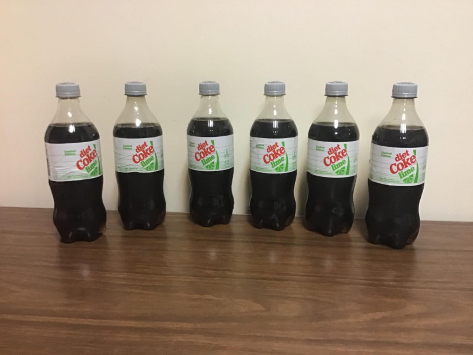 6 Extremely Hard To Find 20 Oz Bottles Of Delicious Diet Coke Lime Exp 09/21/26 6 Extremely Hard To Find 20 Oz Bottles Of Delicious Diet Coke Lime Exp 09/21/26