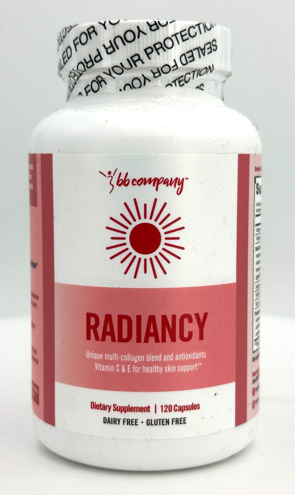New BB Company Radiancy Natural Probiotic Supplement For Women's Health 120 ct