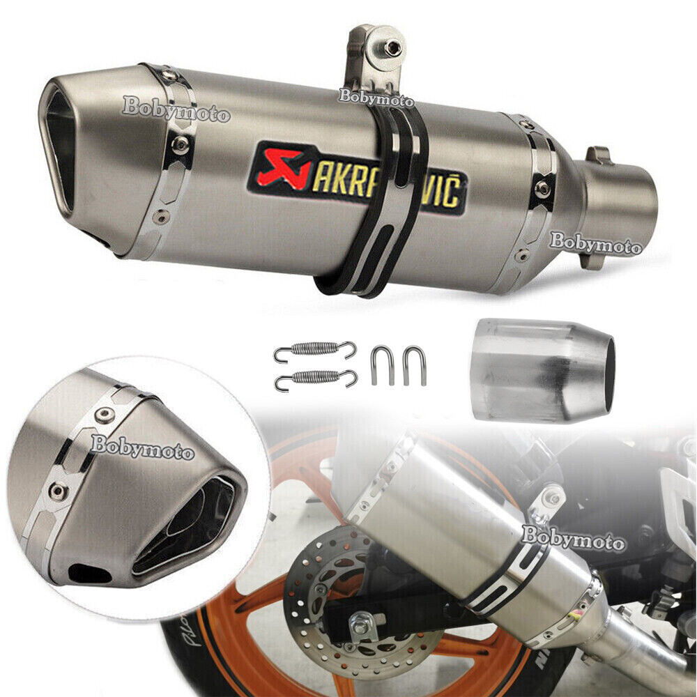 38mm-51mm Motorcycle Universal ATV Exhaust Muffler Tail Pipe DB Killer Silencer