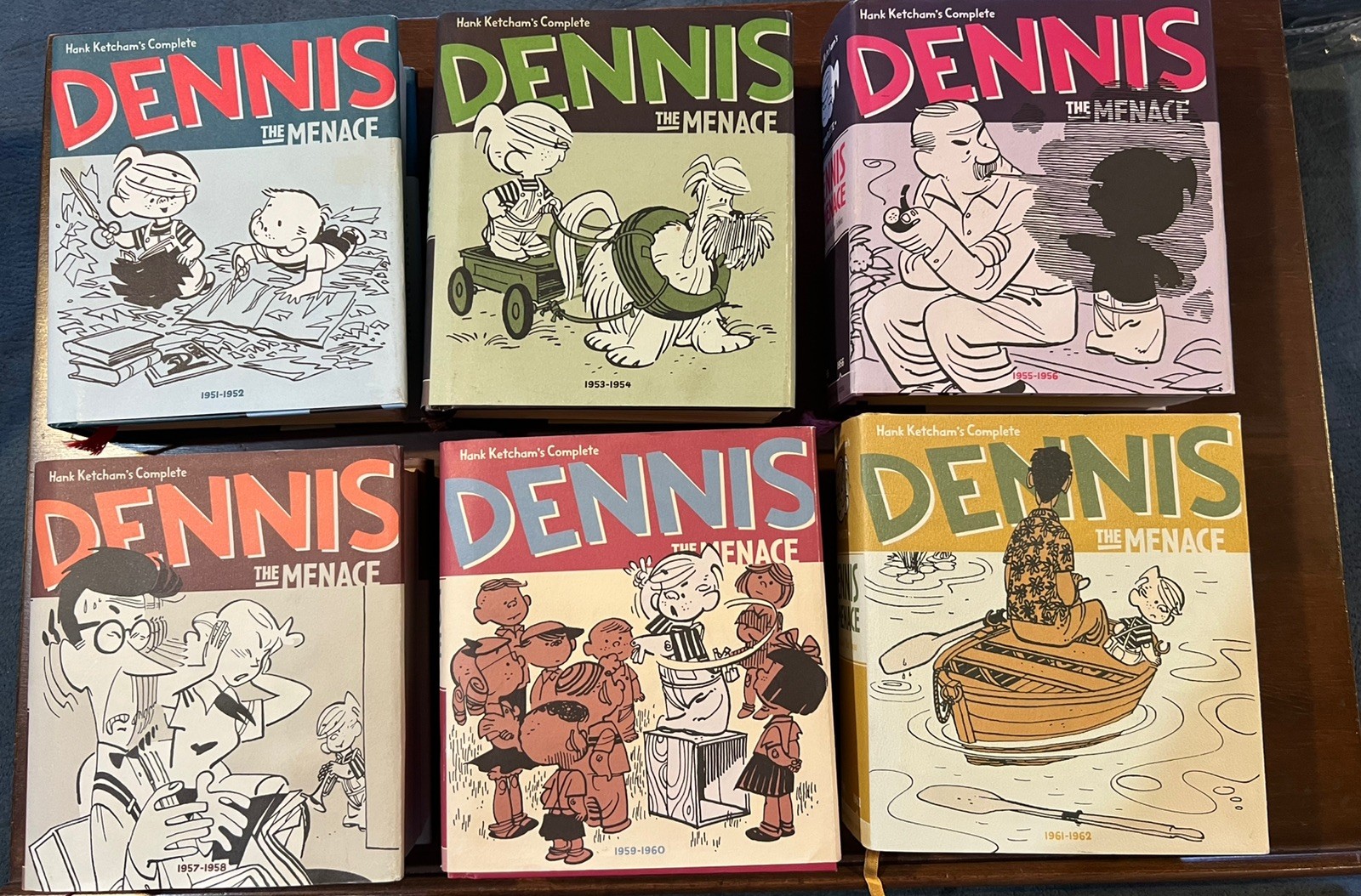 Hank Ketcham's Complete Dennis the Menace 1951-1962 Fantagraphics Books 6 Vol.HC Hank Ketcham's Complete Dennis the Menace 1951-1962 Fantagraphics Books 6 Vol.HC