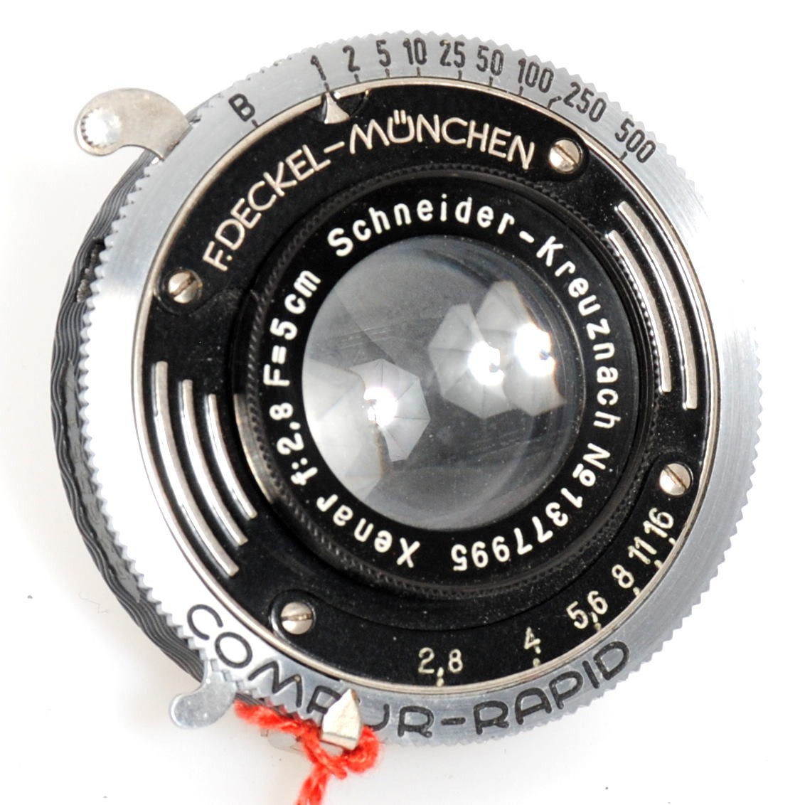 Schneider-Kreuznach Xenar 2.8/5cm lens Near Mint