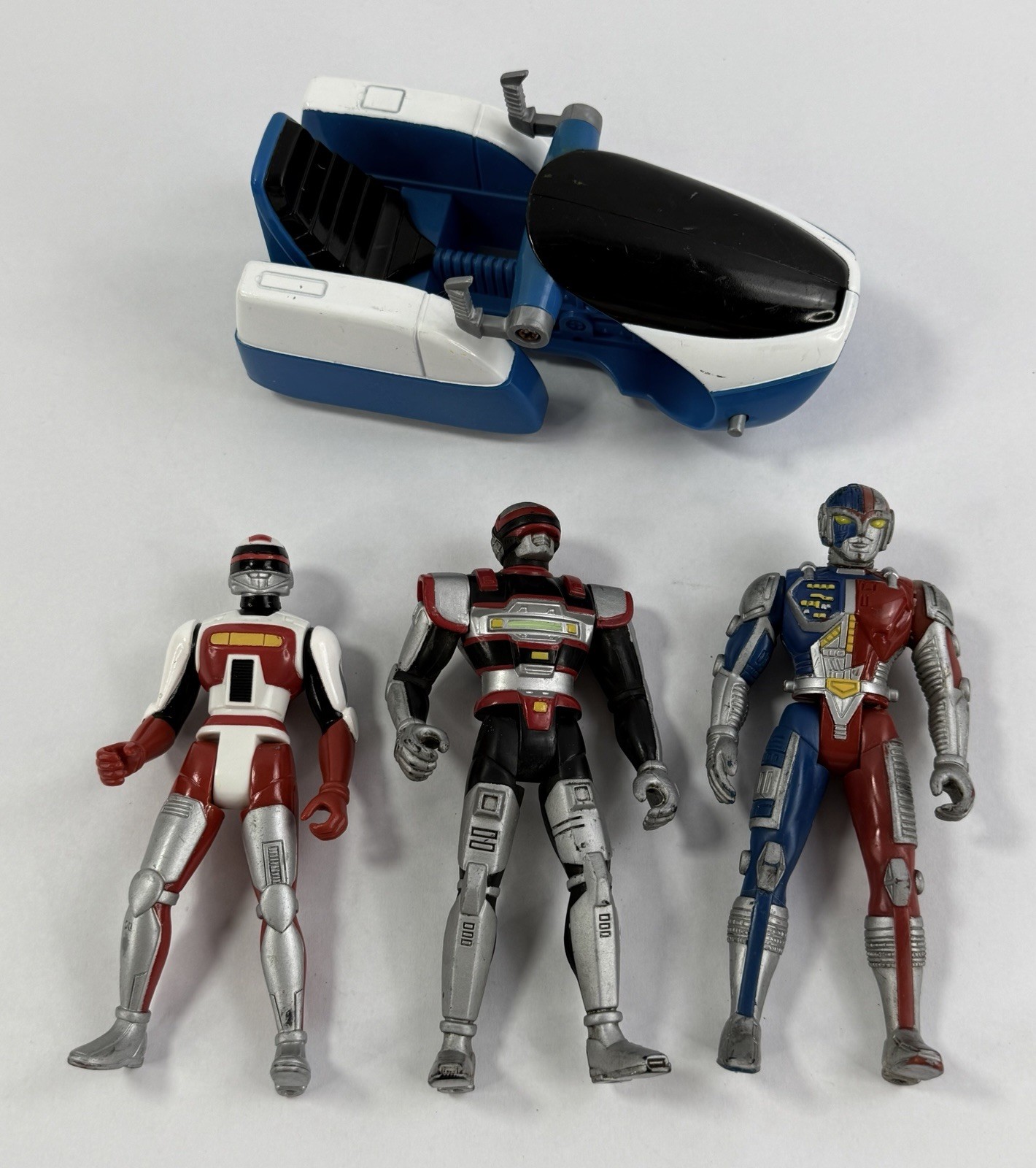 Saban VR Troopers Action Figure Lot 1994 Kenner Ryan Steele JB Reese Vehicle Saban VR Troopers Action Figure Lot 1994 Kenner Ryan Steele JB Reese Vehicle