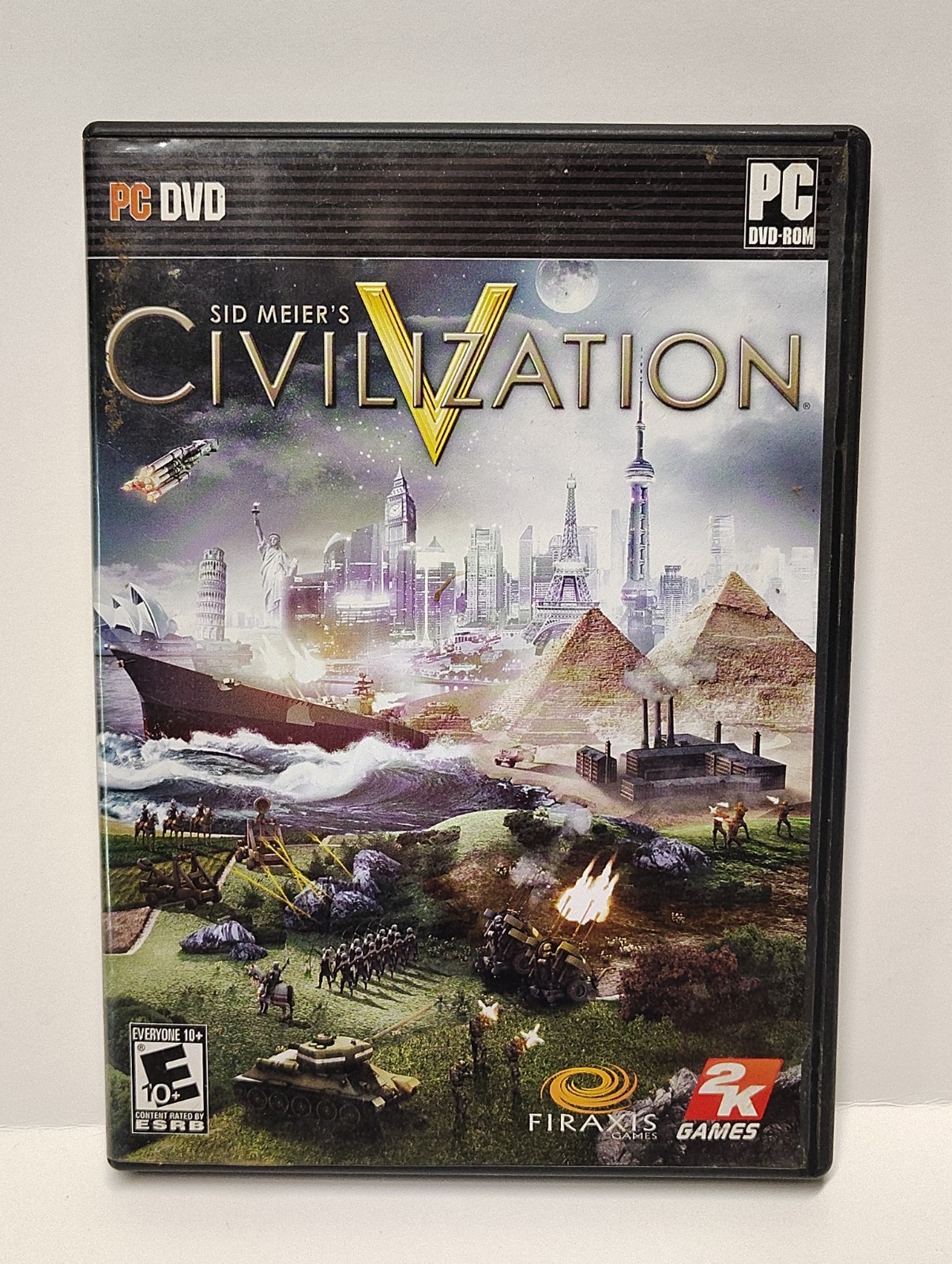 Sid Meier\'s Civilization V 5 (PC, DVD, 2010) complete w/ manual and poster Sid Meier\'s Civilization V 5 (PC, DVD, 2010) complete w/ manual and poster