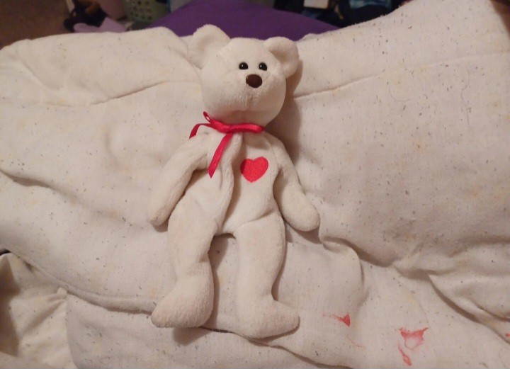 Ty Valentino Beanie Baby 1993 Vintage Rare Collectible No Tag