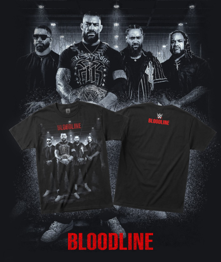 WWE The Bloodline Photo Black Shirt 2026 Fan Tee Size S-4XL