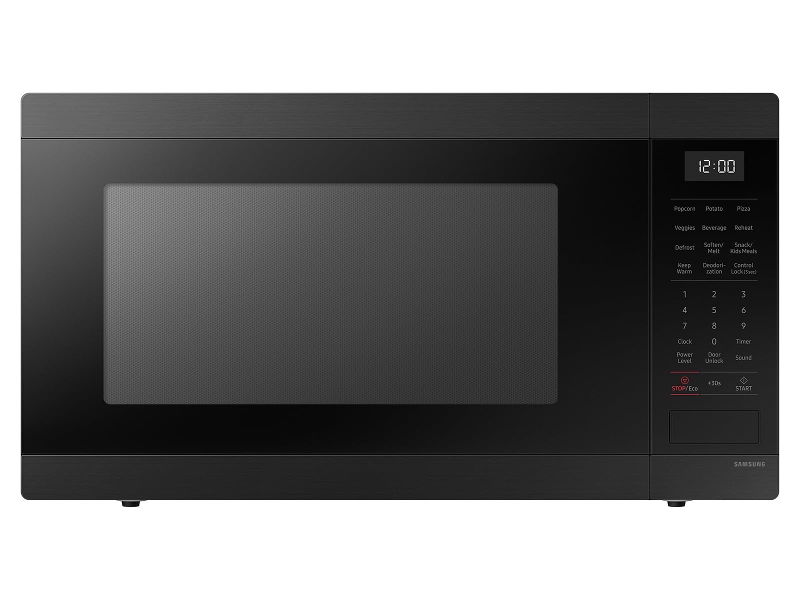 Countertop Microwave 1.9 cu. ft. Sensor Cooking Matte Black Samsung DG8500MTAA Countertop Microwave 1.9 cu. ft. Sensor Cooking Matte Black Samsung DG8500MTAA