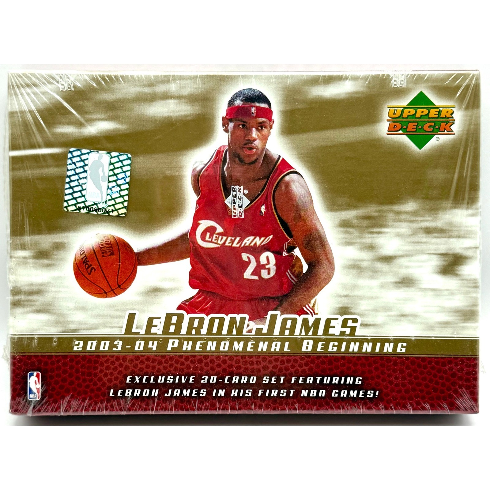 2003-04 Upper Deck LeBron James Phenomenal Beginning SEALED Rookie Box Set