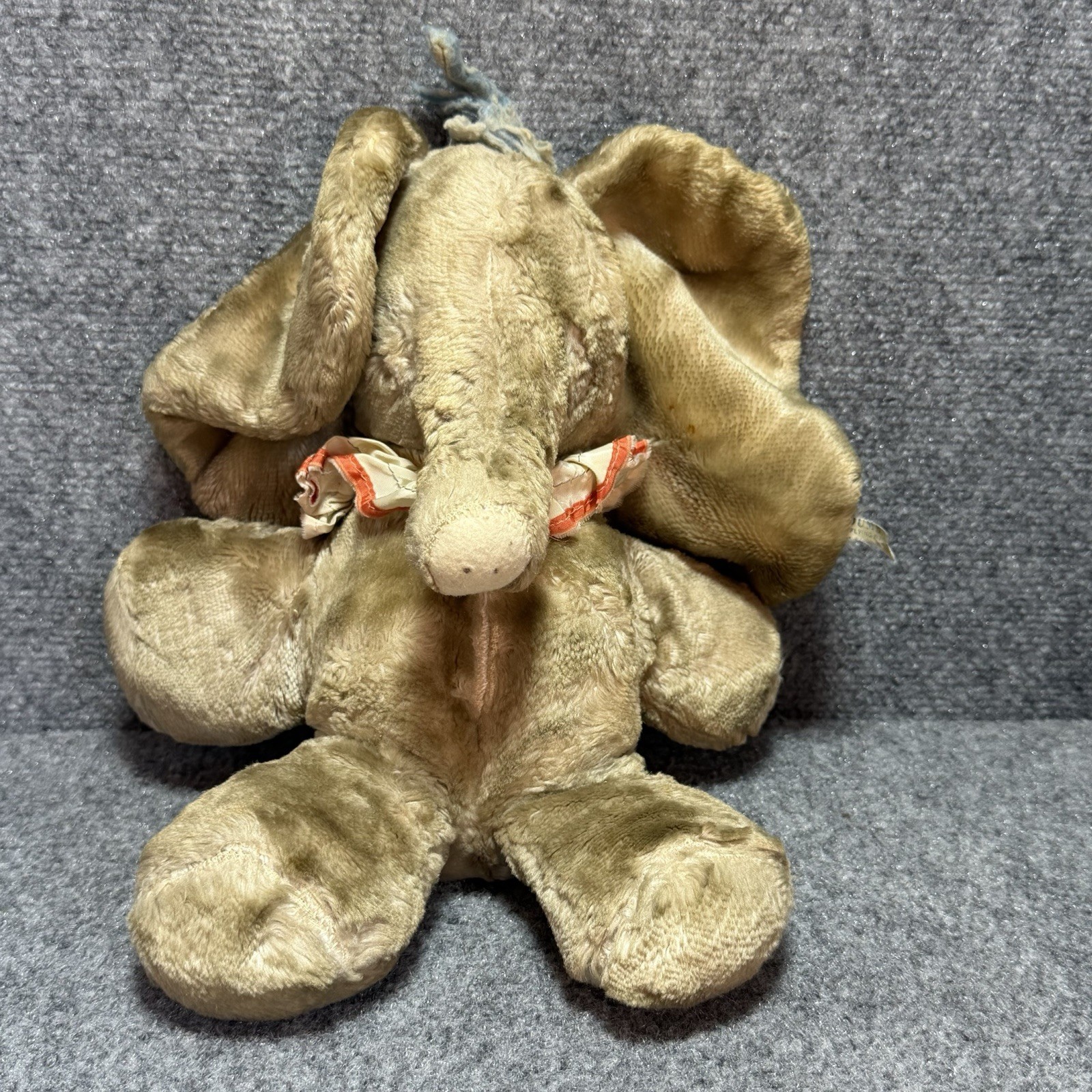 Vintage 1940s Disney Dumbo the Flying Elephant Plush Toy Character Novelty Co 8