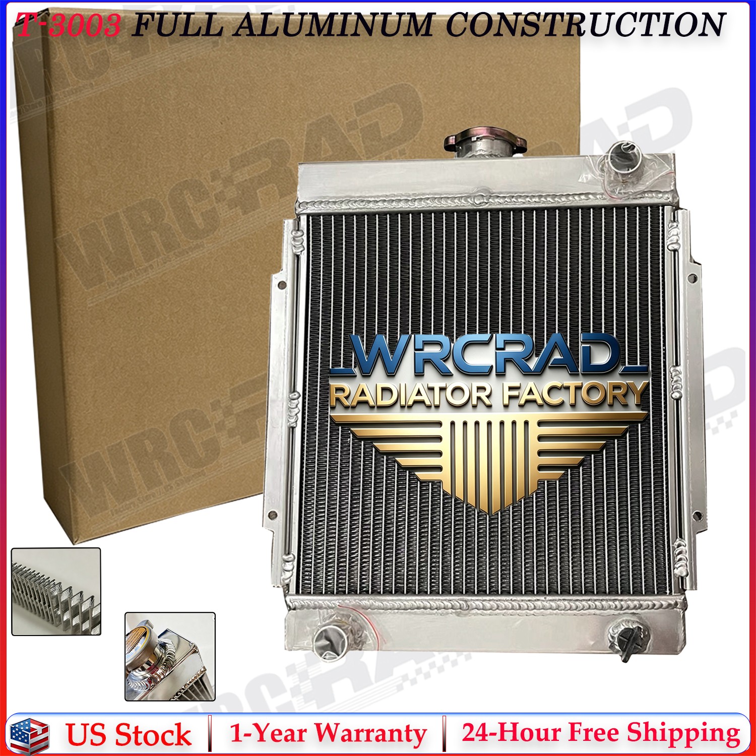 Aluminum Radiator For Nissan Datsun 1200 B110 Sedan 120Y B210 1.2L 1970-1976 72