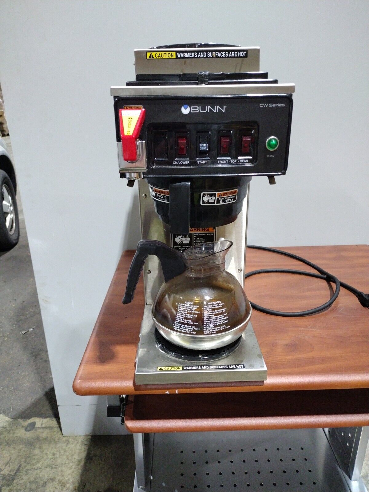 BUNN 12950.0212 CWTF15-3 Automatic Commercial Coffee Brewer with 3 Lower Warmers