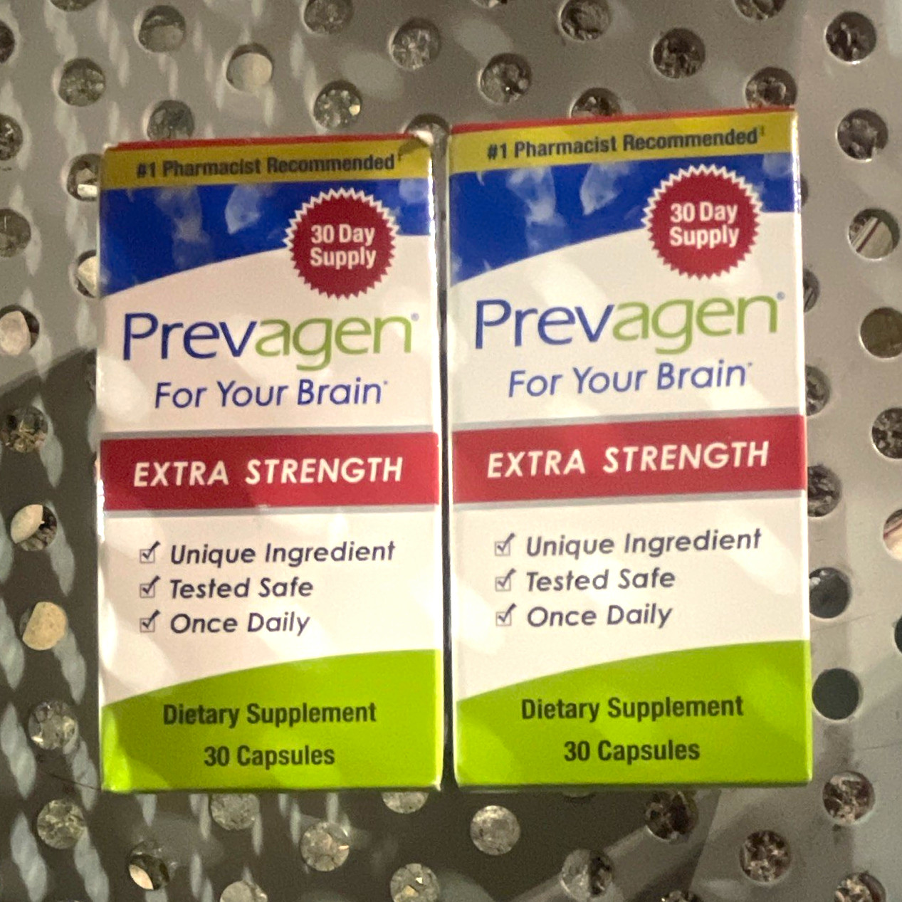 Prevagen Extra Strength Brain & Memory Support Apoaequorin 30 Capsules 2 count