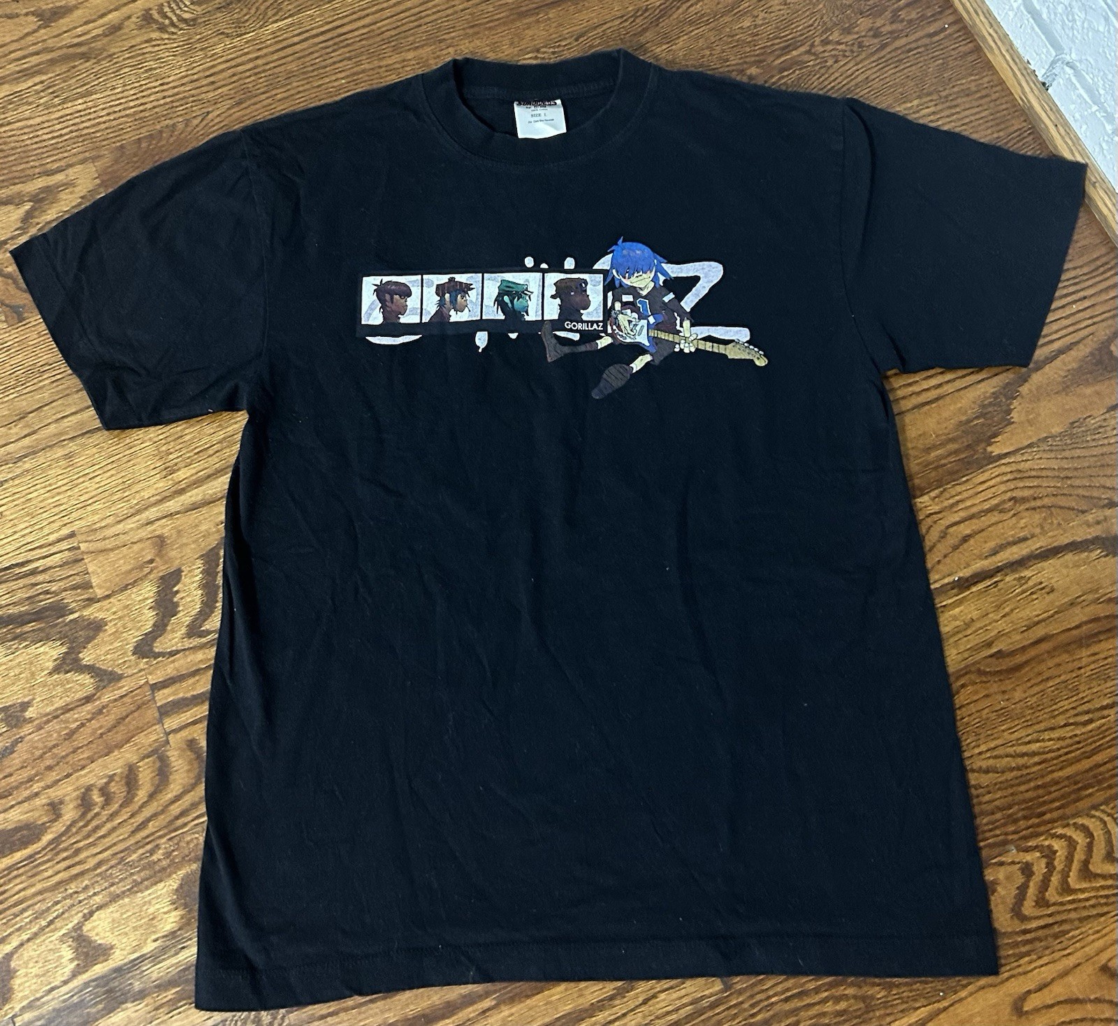 Vintage Gorillaz 2000s Demon days album Very Rare item Size Large