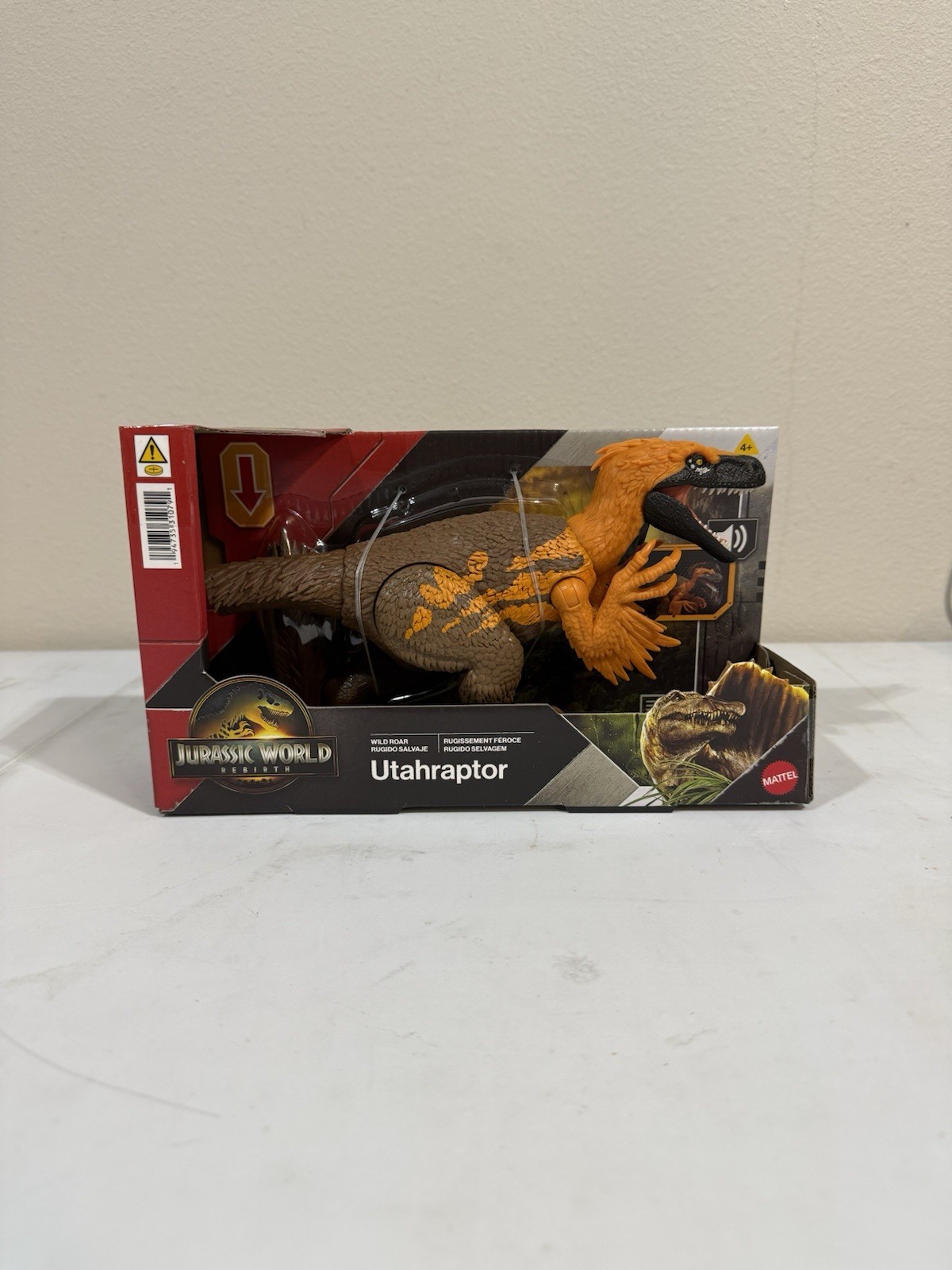 Jurassic World Rebirth Wild Roar UTAHRAPTOR BRAND NEW by Mattel 2025 Jurassic World Rebirth Wild Roar UTAHRAPTOR BRAND NEW by Mattel 2025