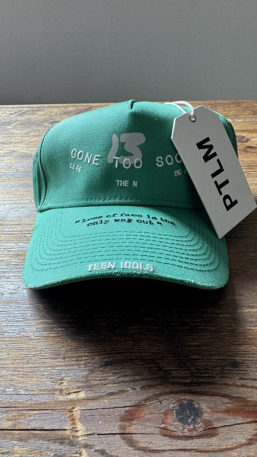 Tout Le Monde Teen Idols Cap Paly Inspired Green 5 Panel Hat Sold Out Rare New