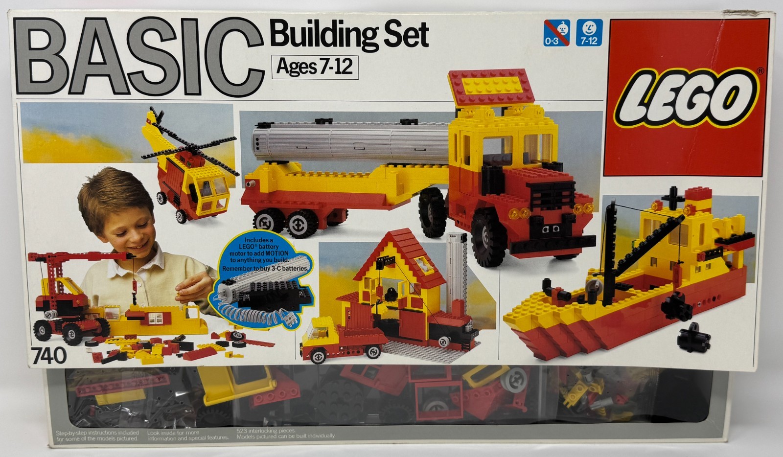 Lego #740 Basic Building Set Basic 1985