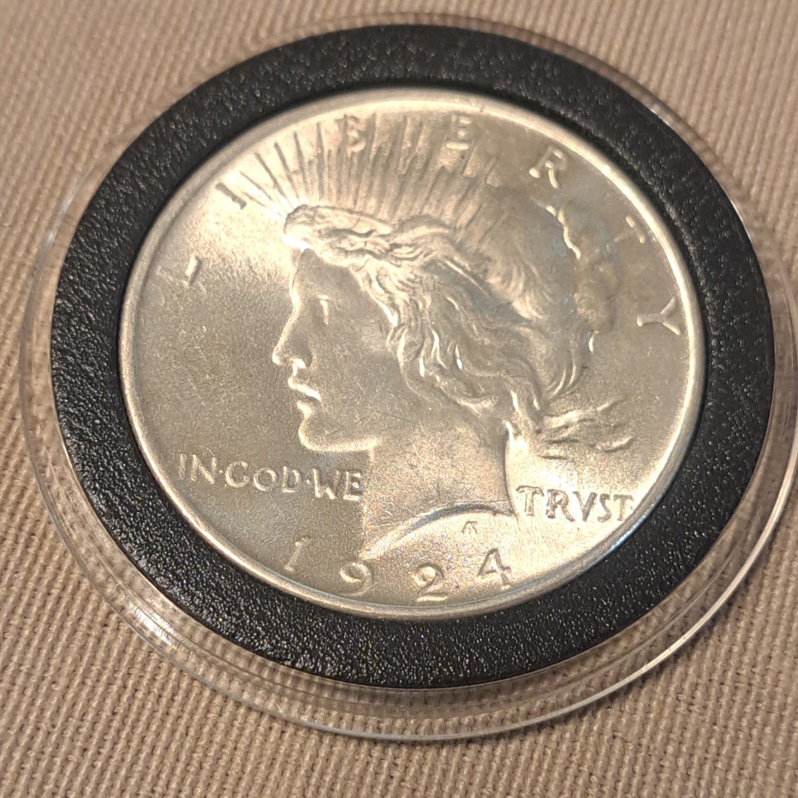  AU+ 1924 (P) Peace Silver Dollar 90% - Almost Unc -Dripping with Luster