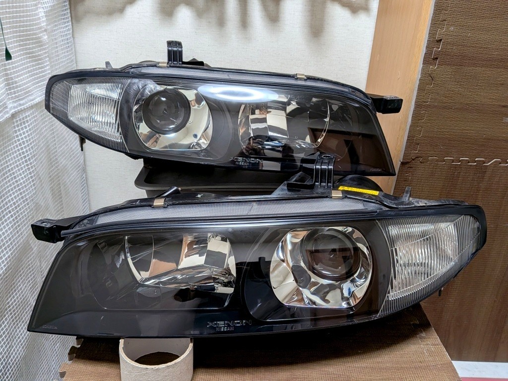 JDM NISSAN Skyline R33 HID Xenon Headlight Left Right Set ICHIKOH 1558 X